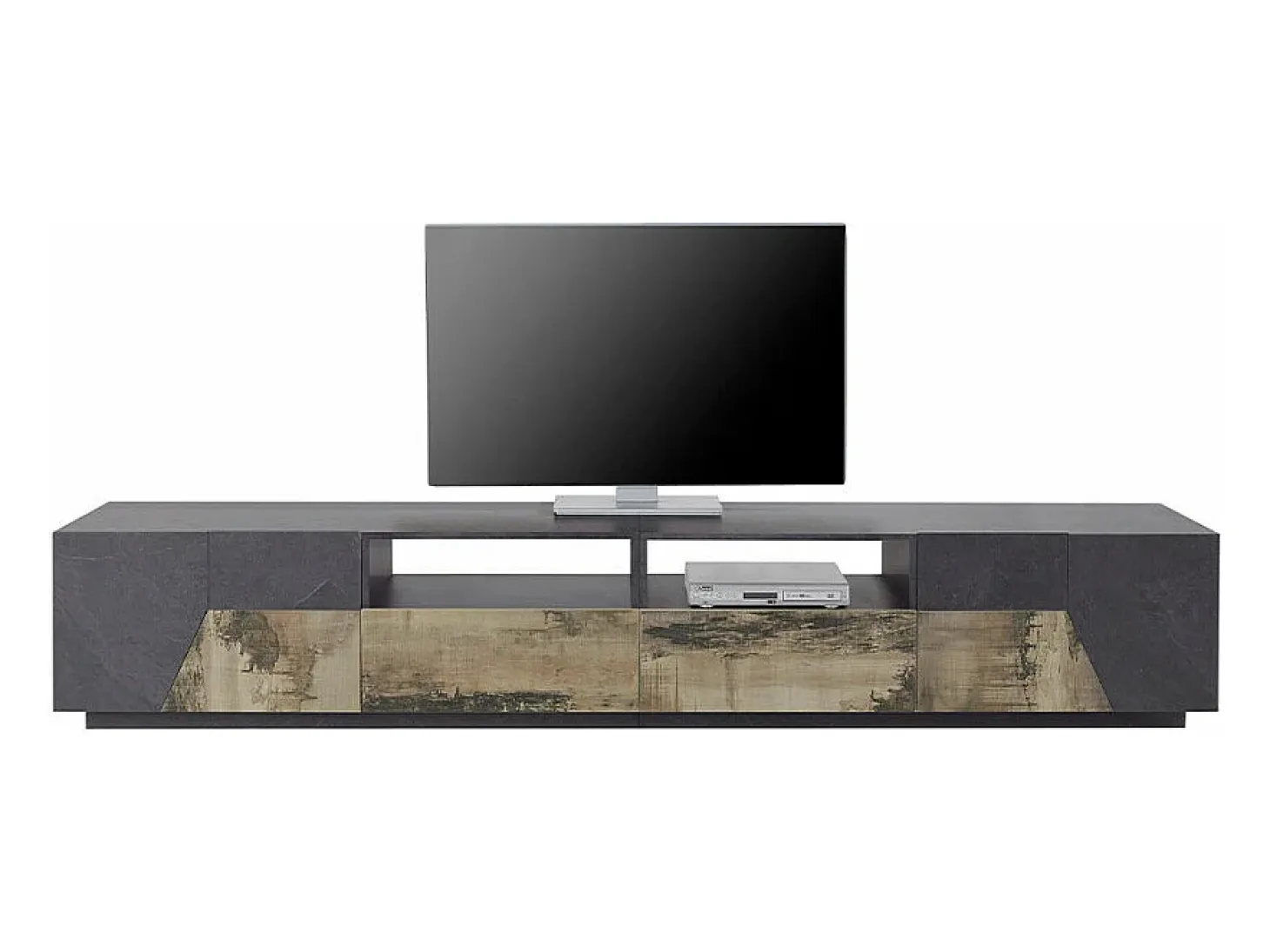 Mueble TV salón cocina 260x43cm diseño moderno More Report