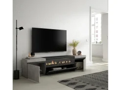 Mueble TV, Televisión, 200x35x45cm, Para TV hasta 80