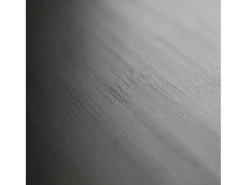 Mueble TV, Televisión, 150x35x57cm, Para TV hasta 65", Chimenea eléctrica, Diseño industrial, Roble y negro