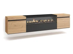 Mueble TV, Televisión, 200x35x45cm, Para TV hasta 80