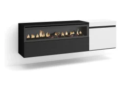 Mueble TV, Televisión, 150x35x45cm, Para TV hasta 65