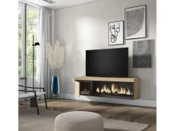 Mueble TV, Televisión, 158x35x45cm, Para TV hasta 65