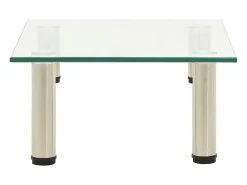 Mueble TV transparente 40x35x17 cm Cristal templado