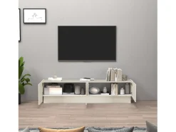 Mueble TV Vela con 4 puertas color cachemira 180x35x45,4 cm