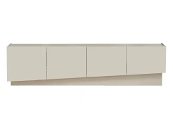 Mueble TV Vela con 4 puertas color cachemira 180x35x45,4 cm