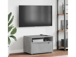Mueble TV VISNES gris hormigón 60x40x38 cm madera ingeniería