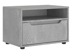 Mueble TV VISNES gris hormigón 60x40x38 cm madera ingeniería