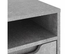 Mueble TV VISNES gris hormigón 60x40x38 cm madera ingeniería