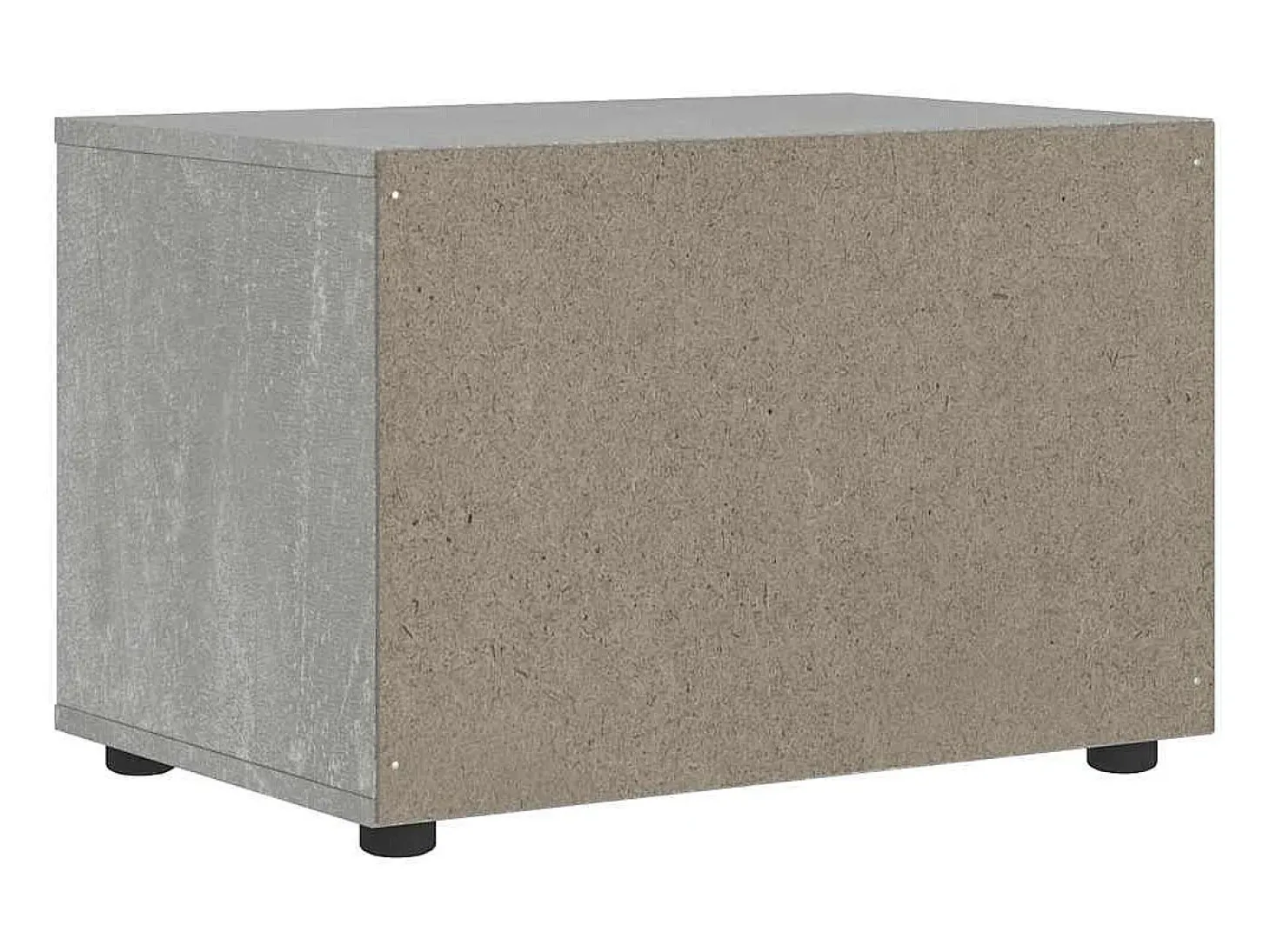 Mueble TV VISNES gris hormigón 60x40x38 cm madera ingeniería