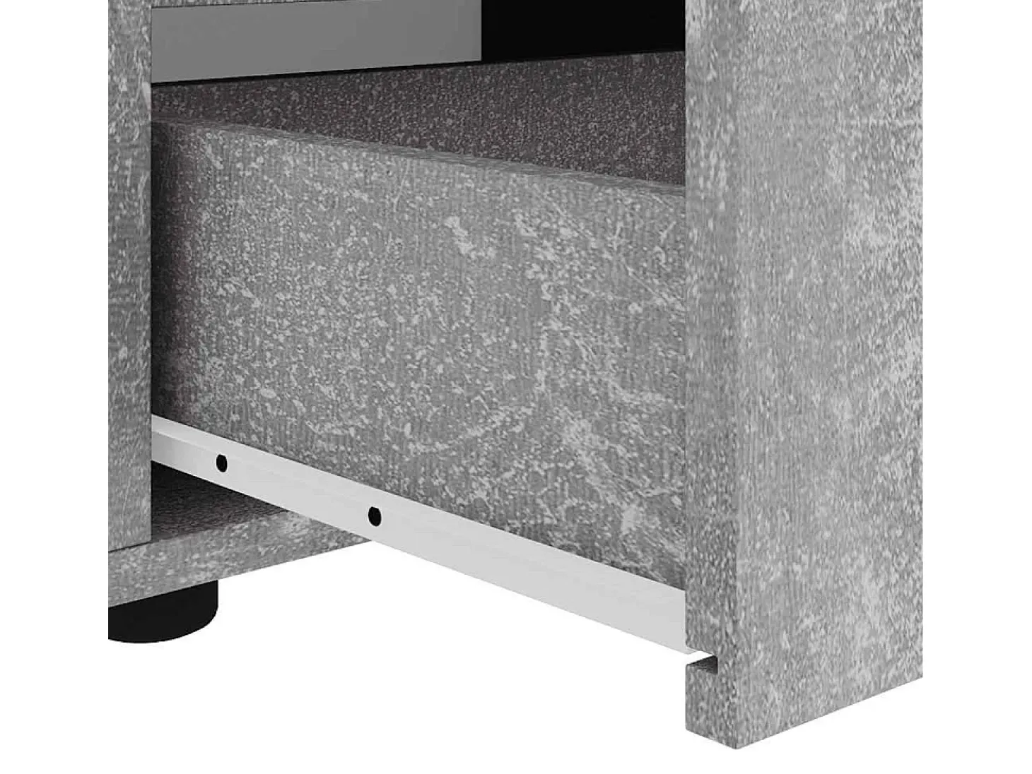 Mueble TV VISNES gris hormigón 60x40x38 cm madera ingeniería