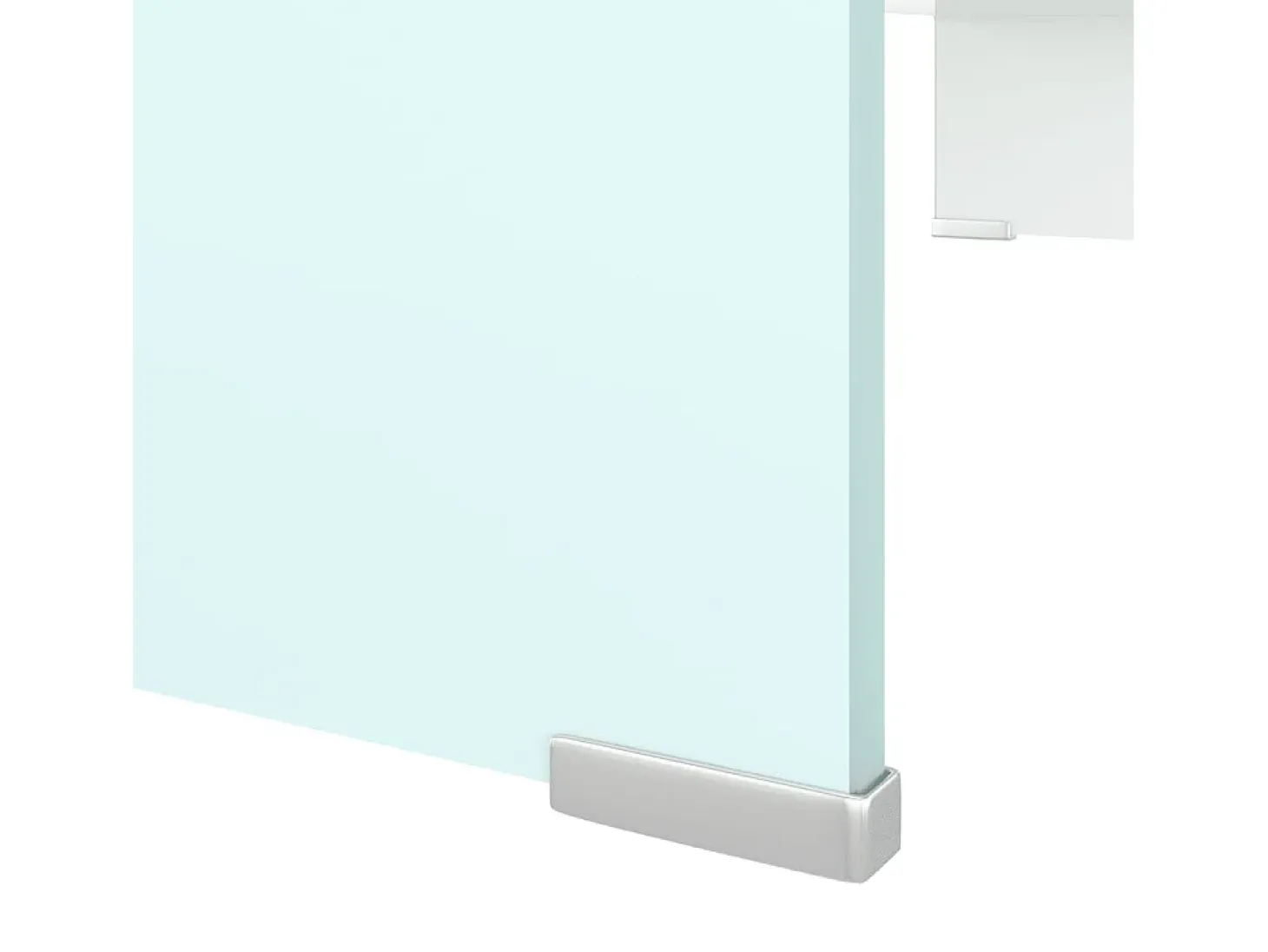 Mueble TV/Elevador de monitor cristal verde 80x30x13 cm YOE93482