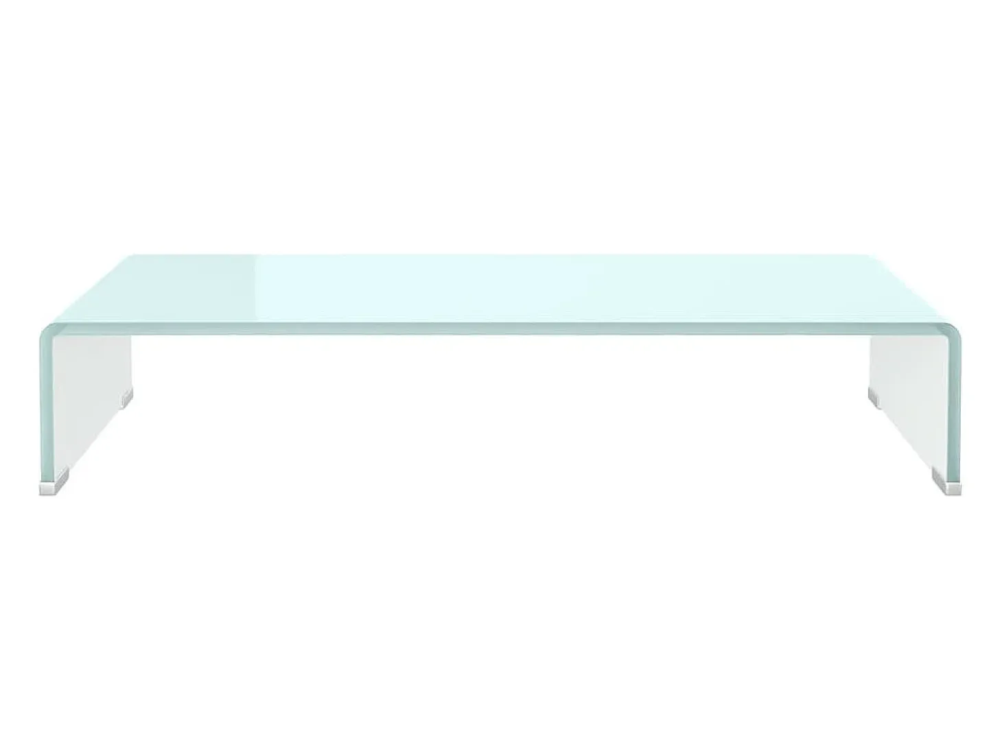 Mueble TV/Elevador de monitor cristal verde 70x30x13 cm ES827787