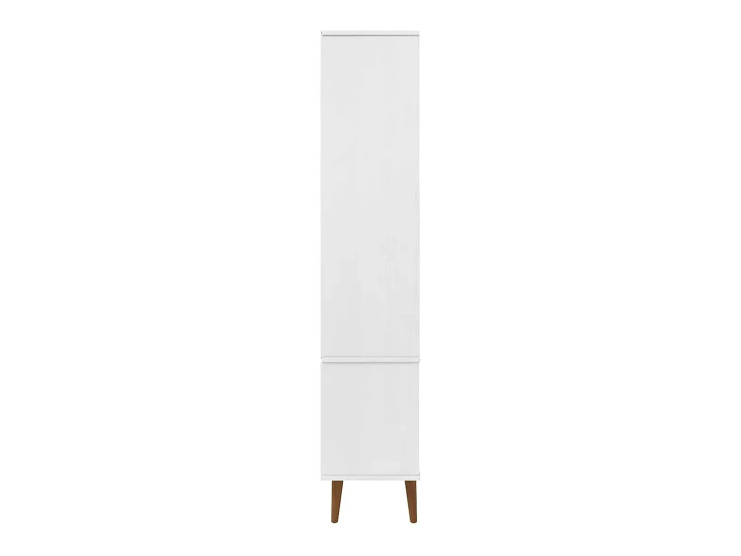 Mueble vitrina MOLDE madera maciza de pino blanco 90x35x175 cm