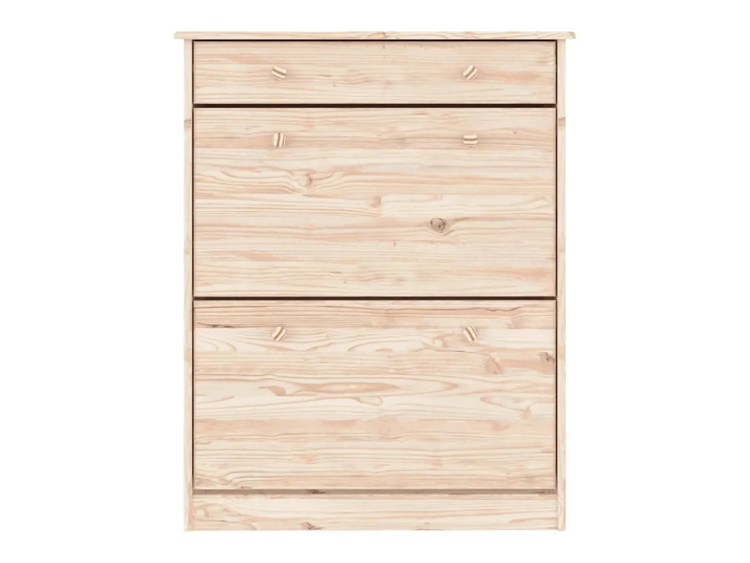 Mueble zapatero ALTA madera maciza de pino 77x35x96 cm ES963623