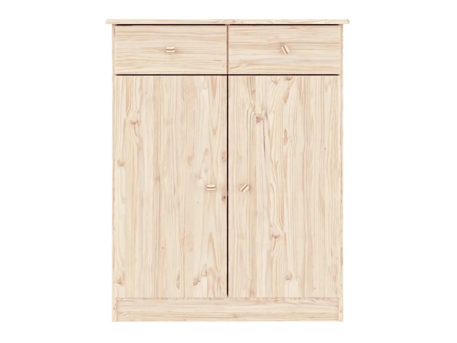Mueble zapatero ALTA madera maciza de pino 77x35x96 cm ES972861
