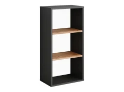 Mueble zapatero antracita/roble dorado 40x24x80.1 orlando