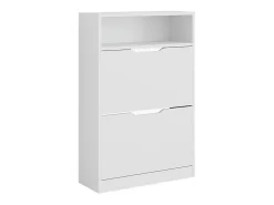 Mueble zapatero blanco 59x22x89.5 luca