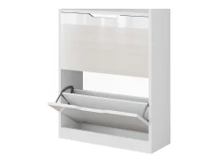 Mueble zapatero blanco 59x22x89.5 luca
