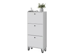 Mueble zapatero blanco 130x26x60 siri