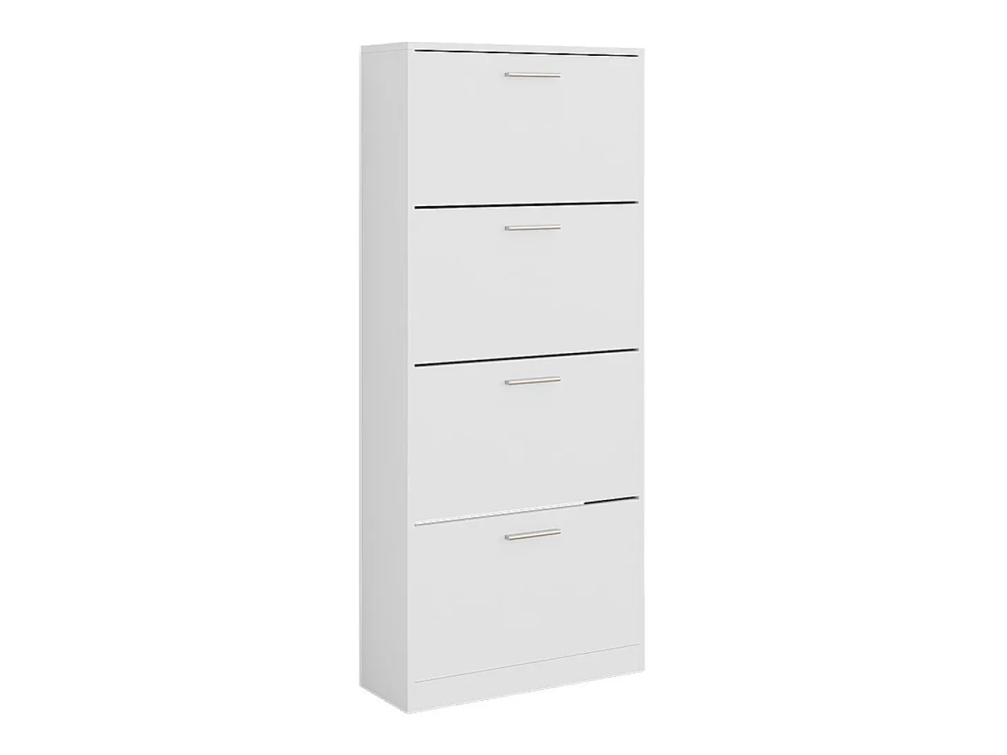 Mueble zapatero blanco 59x22x137 gizmo