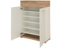 Mueble zapatero Cheyenne blanco y madera