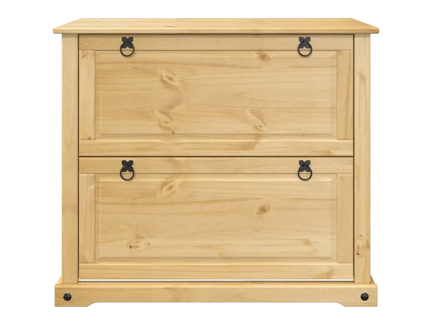 Mueble zapatero Corona madera maciza de pino 99x32x85 cm ES561438