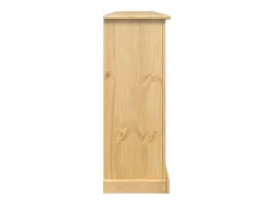 Mueble zapatero Corona madera maciza de pino 99x32x85 cm ES561438