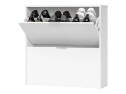 Mueble zapatero de 2 puertas abatibles - L75 cm