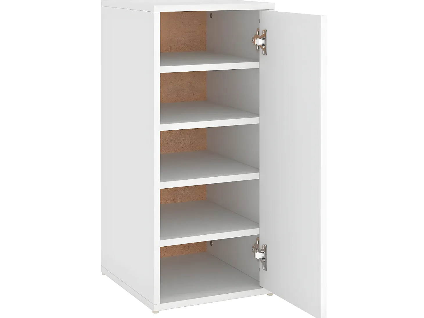 Mueble zapatero de aglomerado blanco 32x35x70 cm ES312304