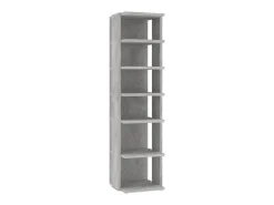 Mueble zapatero de ingeniería gris hormigón 27,5x27x102 cm ES736268
