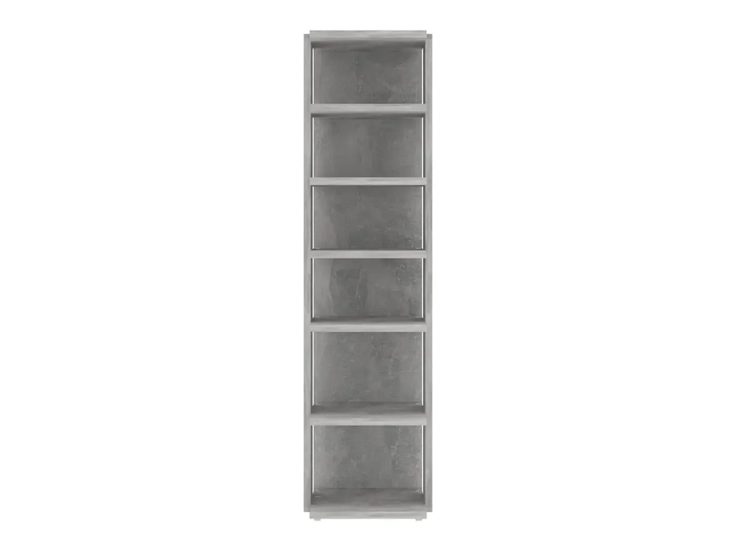 Mueble zapatero de ingeniería gris hormigón 27,5x27x102 cm ES736268