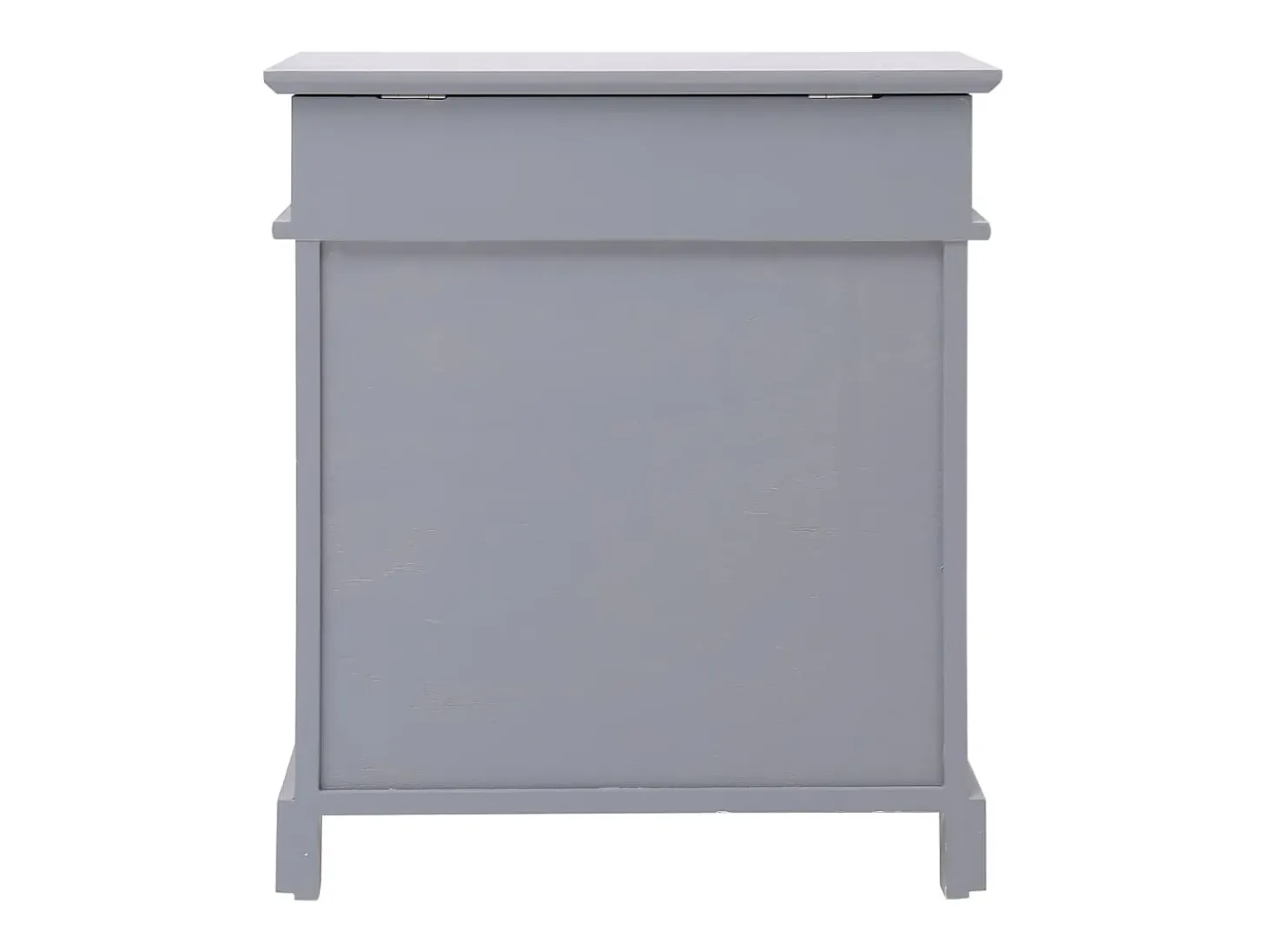 Mueble zapatero de madera de Paulownia gris 50x28x58 cm ES312168