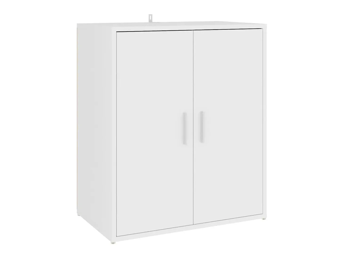 Mueble zapatero de madera de ingeniería blanco 60x35x70 cm ES711665