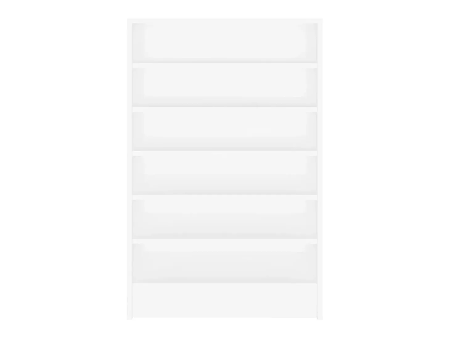Mueble zapatero de madera contrachapada blanco 60x35x92 cm ES377426