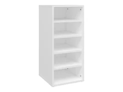 Mueble zapatero de madera contrachapada blanco 31,5x35x70 cm ES448159