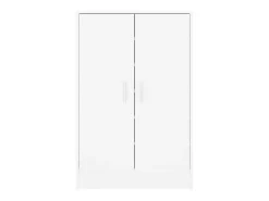 Mueble zapatero de madera contrachapada blanco 60x35x92 cm ES201332