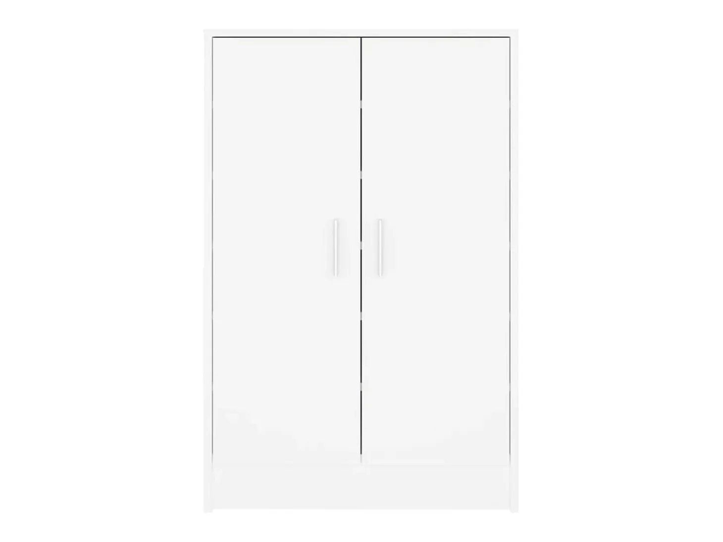 Mueble zapatero de madera contrachapada blanco 60x35x92 cm ES201332