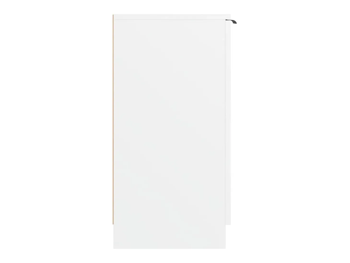 Mueble zapatero de madera contrachapada blanco 59x35x70 cm ES772501