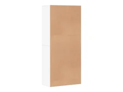 Mueble zapatero de madera de ingeniería blanco 80x39x178 cm ES229531