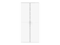 Mueble zapatero de madera de ingeniería blanco 80x39x178 cm ES229531