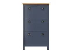 Mueble zapatero Hill madera pino gris 72x35x124 cm ES148690