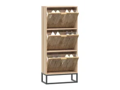 Mueble zapatero madera contrachapada 52x25x120 cm ES323970