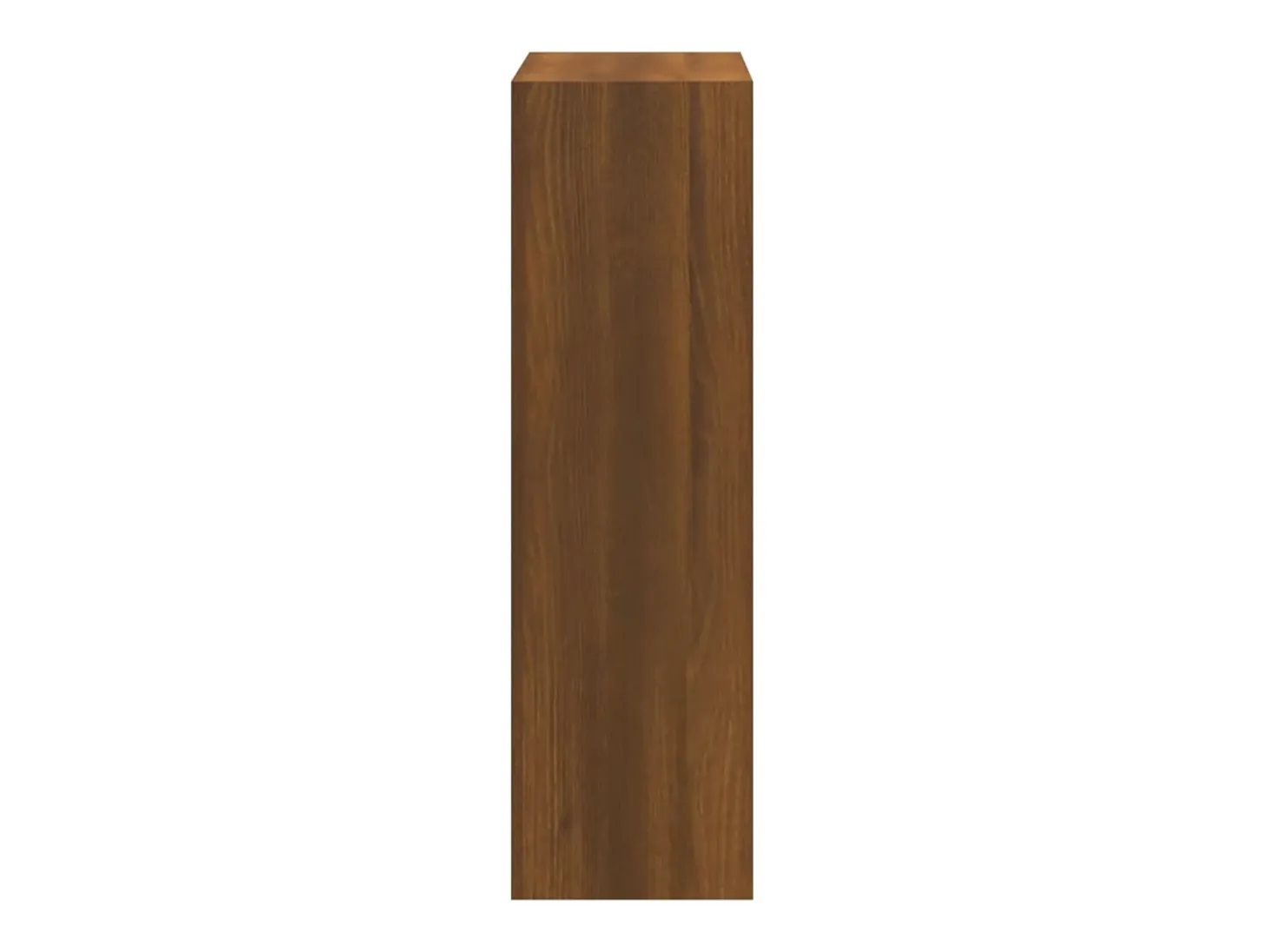 Mueble zapatero madera contrachapada marrón roble 63x24x81 cm ES288809