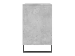 Mueble zapatero madera contrachapada gris hormigón 102x36x60 cm ES284315