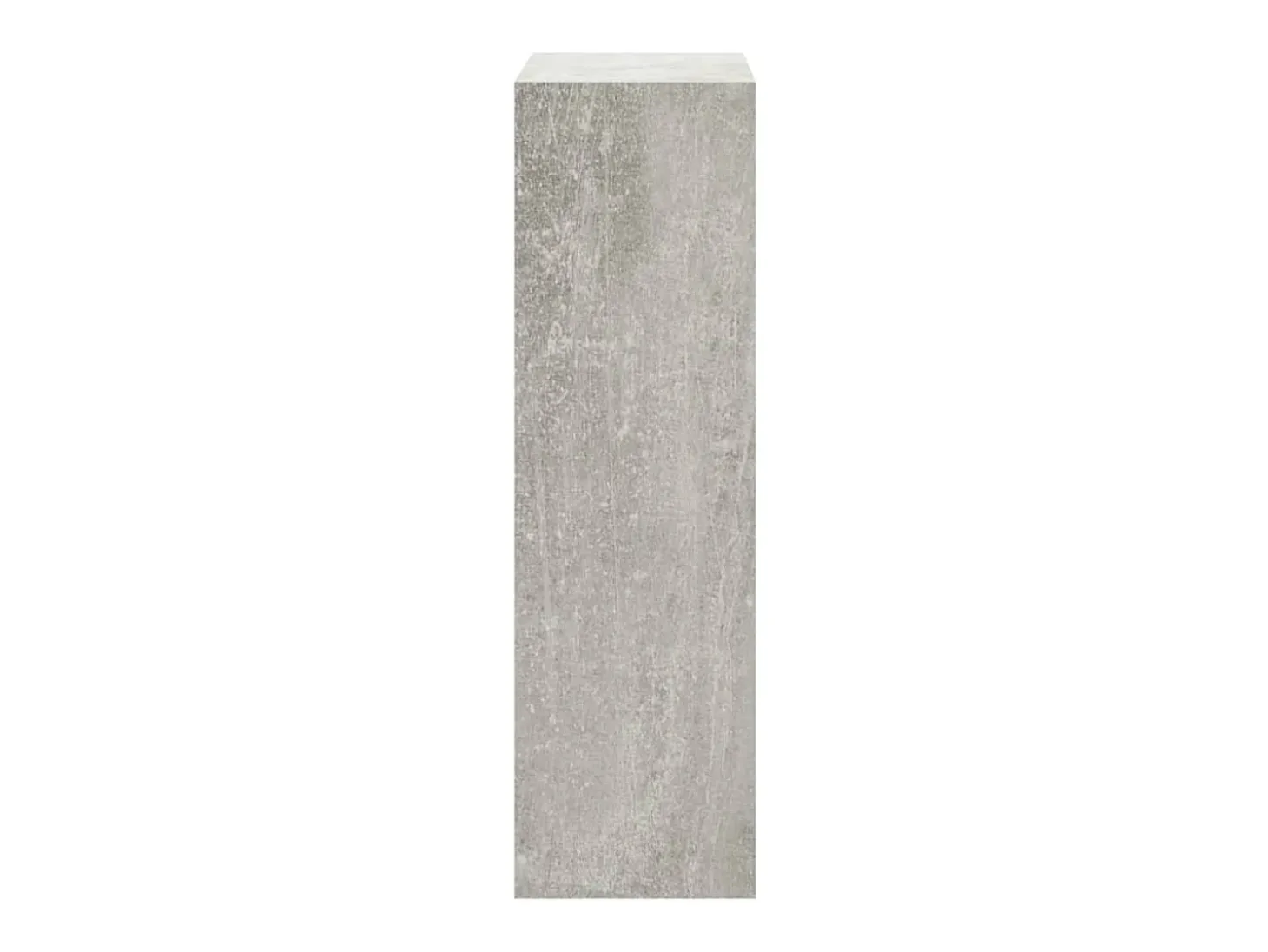 Mueble zapatero madera contrachapada gris hormigón 63x24x81cm ES945438