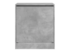 Mueble zapatero madera contrachapada gris hormigón 70x36x60 cm ES915899