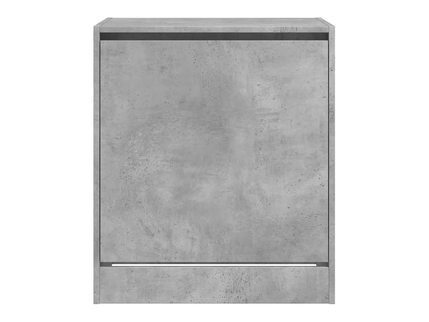 Mueble zapatero madera contrachapada gris hormigón 70x36x60 cm ES915899