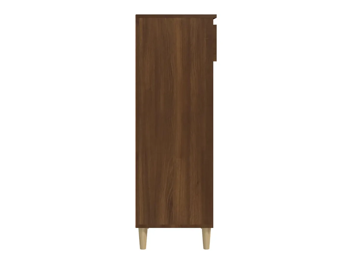 Mueble zapatero madera contrachapada roble marrón 40x36x105 cm ES757319