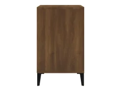 Mueble zapatero madera contrachapada roble marrón 102x36x60 cm ES831411