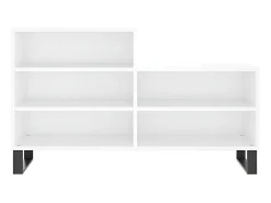 Mueble zapatero madera contrachapada blanco 102x36x60 cm ES662012